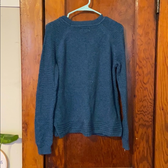 Old Navy teal knit sweater - Picture 2 of 4